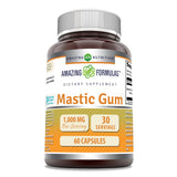 Amazing Formulas Gomme Mastic 1000 mg en capsules, soutien digestif et bucco-dentaire.