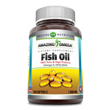 Capsules molles Amazing Nutrition Omega-3, faciles à avaler au quotidien.