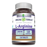 Amazing Nutrition L-Arginine tablettes 1000 mg, apport quotidien potentiel.