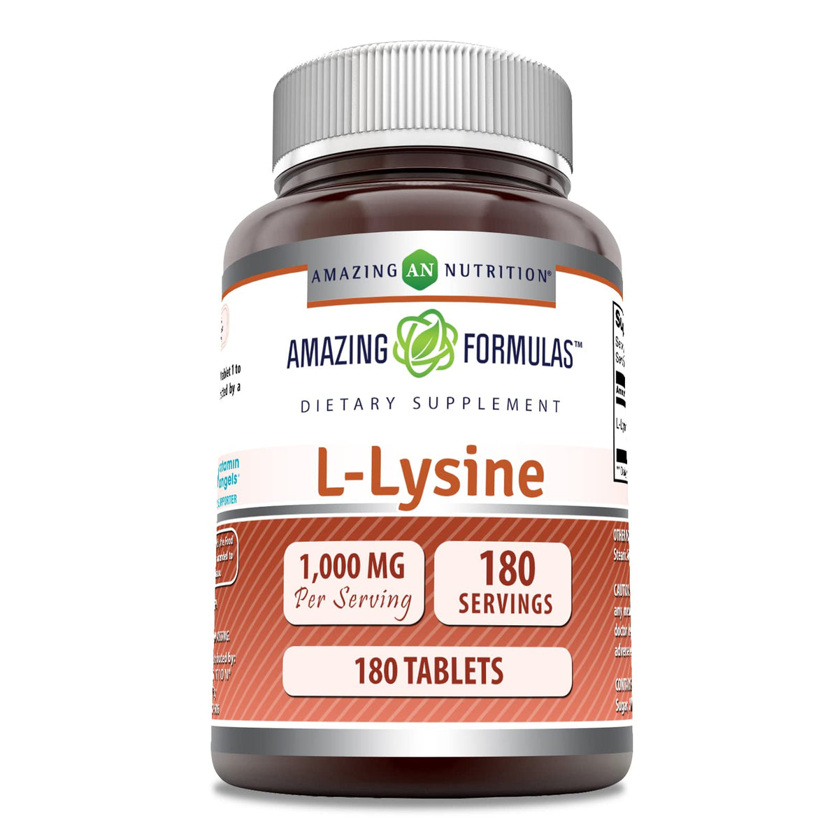 Amazing Nutrition L-Lysine 1000 mg – tablettes faciles à prendre au quotidien.