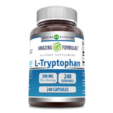 Amazing Nutrition L-Tryptophane, gélules dans l'emballage, soutien potentiel au calme et au bien-être
