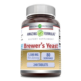 Levure de bière Amazing Nutrition 1500 mg flacon – dosage quotidien potentiel