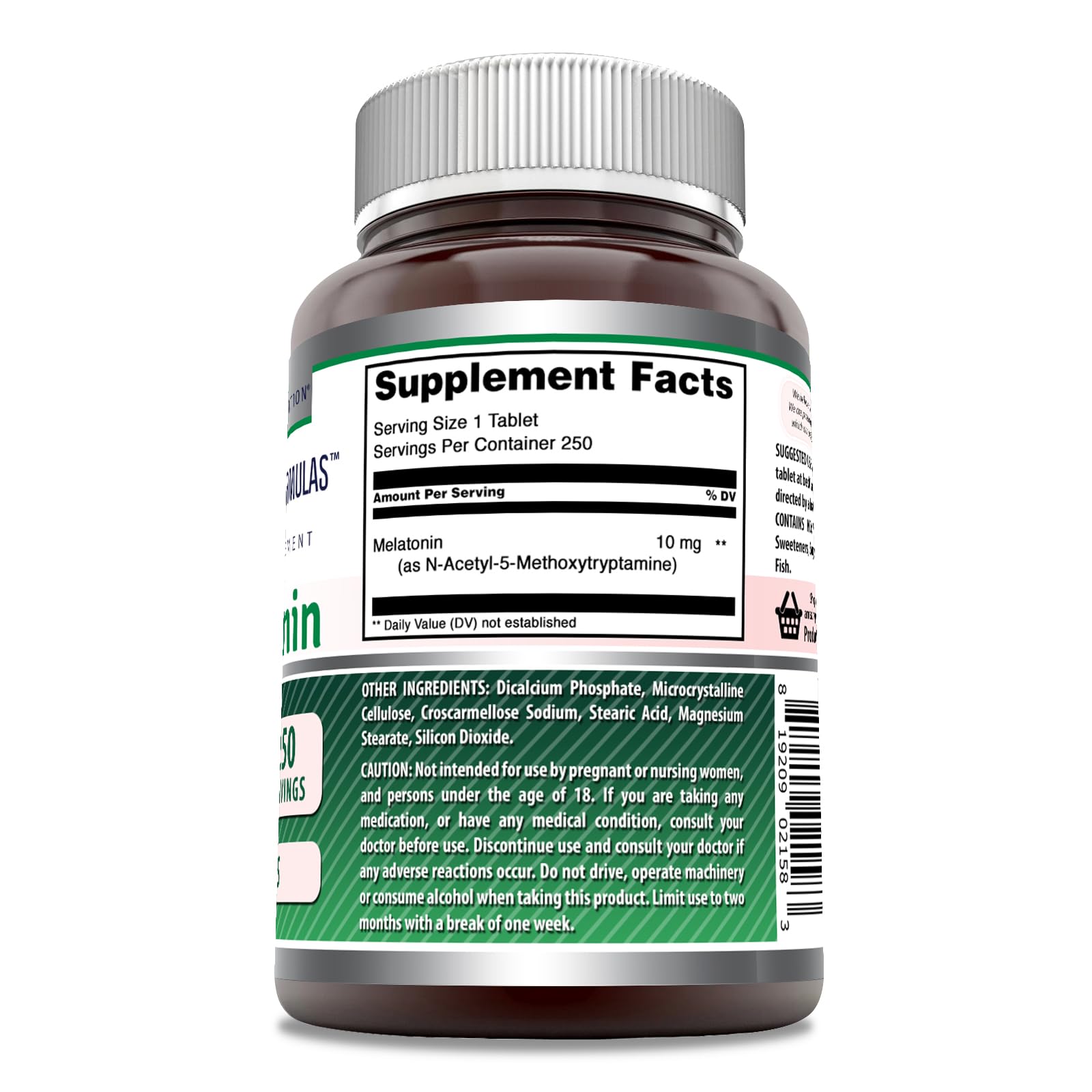 Amazing Nutrition Mélatonine, tablettes dans la boîte, pratique pour la routine nocturne.
