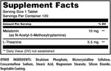 Amazing Nutrition Mélatonine Theanine tablettes, blister protégé