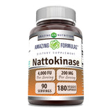 Amazing Nutrition nattokinase – bouteilles vue de face pour une utilisation quotidienne pratique.