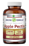 Amazing Nutrition pectine de pomme 1400 mg, capsules faciles à avaler.
