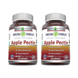 Gélules Amazing Nutrition à la pectine de pomme, soutien potentiel au confort digestif.