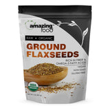 Amazing Nutrition Poudre de lin moulue prête à être ajoutée aux smoothies et yaourts