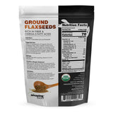 Amazing Nutrition Poudre de lin moulue idéale pour smoothies, yaourts et pâtisseries