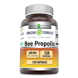 Amazing Nutrition Propolis 600mg - bouteille, soutien potentiel au bien-être quotidien.