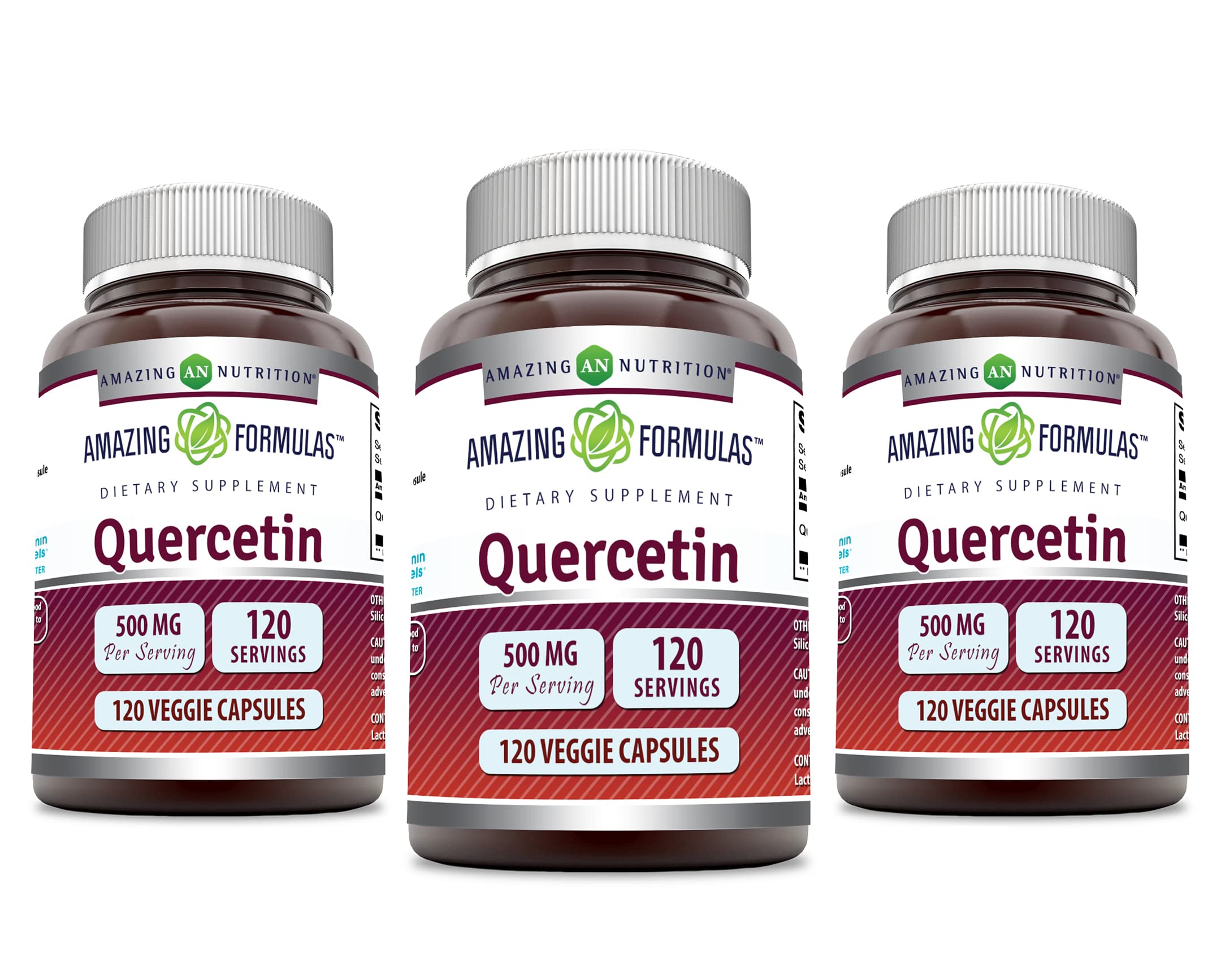 Amazing Nutrition Quercétine 500 mg – emballage pratique pour le quotidien.
