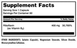 Amazing Nutrition Riboflavine – boîte et étiquette démontrant traçabilité et qualité