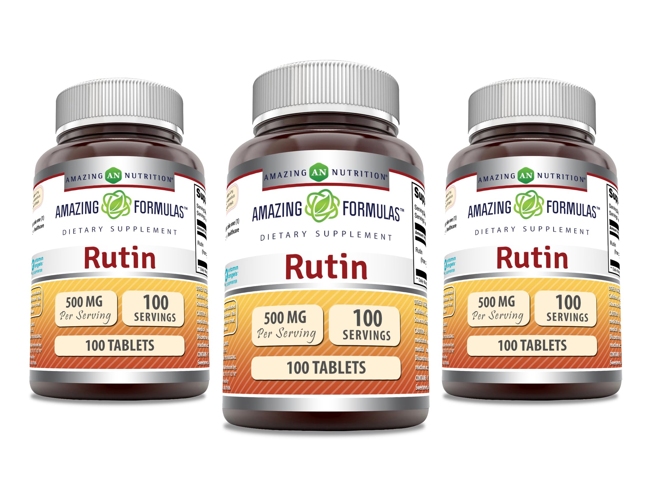 Amazing Nutrition Rutin tablettes 500 mg en boîte, soutien quotidien