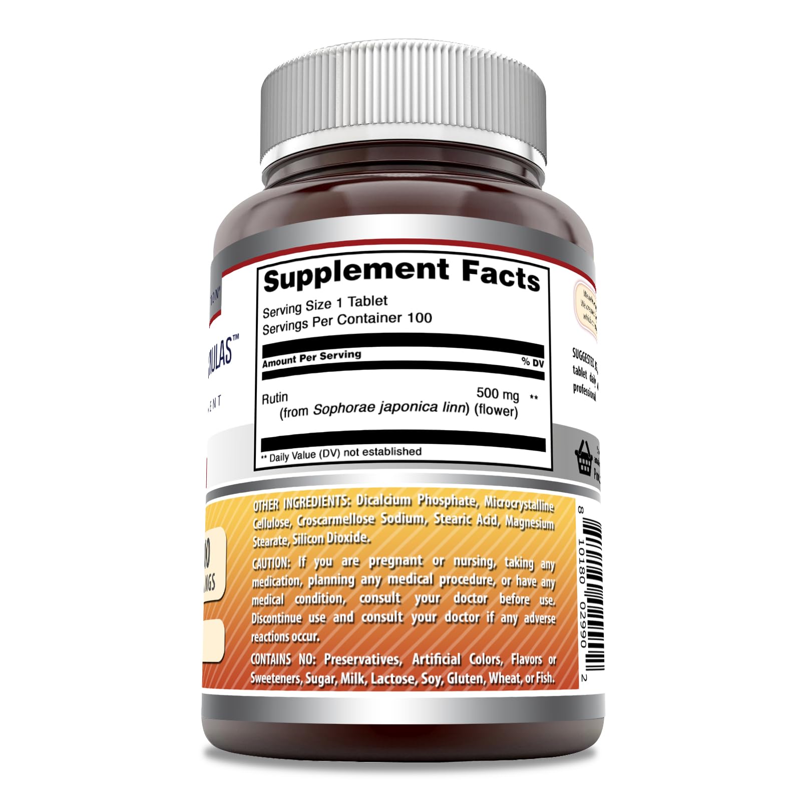 Amazing Nutrition Rutin ensemble triple, pratique pour la supplémentation continue