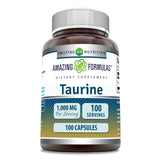 Amazing Nutrition Taurine capsules 1000 mg — dosage pratique pour le quotidien