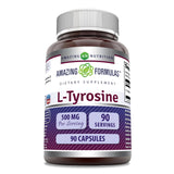 Amazing Nutrition Tyrosine 500 mg, capsules, potentiel soutien concentration durant la journée.