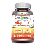 Flacon Amazing Nutrition vitamine C, routine quotidienne facilitée.