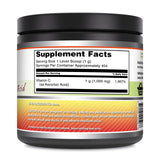 Amazing Nutrition Vitamine C Poudre dans pot translucide, stockage pratique.
