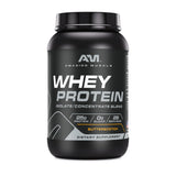 Amazing Nutrition whey isolate butterscotch : bouteille montrant la source rapide de protéines.