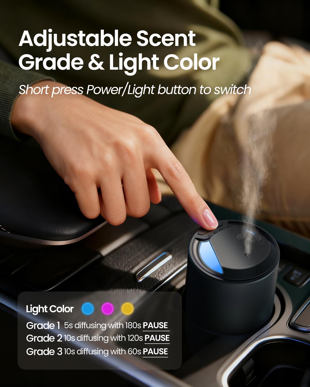 AMAZING FLOWER diffuseur avec 3 couleurs LED pour personnaliser l ambiance