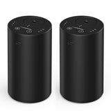 AMAZING FLOWER diffuseur sans eau en aluminium noir, diffusion pure et silencieuse.