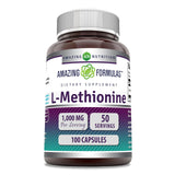 Amazing Nutrition L-Méthionine, dosage pratique en bouteille pour votre routine.