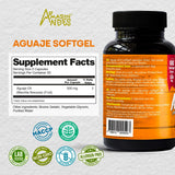 Gélules Aguaje Amazon Andes, gros plan sur les capsules pour routine quotidienne