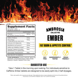 Ambrosia Ember – coq10-formule, antioxydant et soutien potentiel à l'énergie tout au long de la journée.