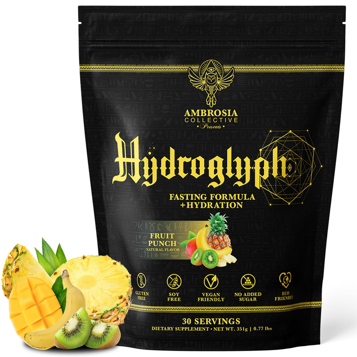 Ambrosia Hydroglyph - bouteille d'hydratation pour maintenir l'équilibre électrolytique pendant l'entraînement.