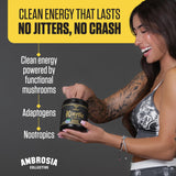 Ambrosia Kinetic – utilisation en salle de sport pour concentration après l'effort.