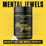 Ambrosia Mental Jewels – capsules végétales faciles à avaler et au parfum neutre.