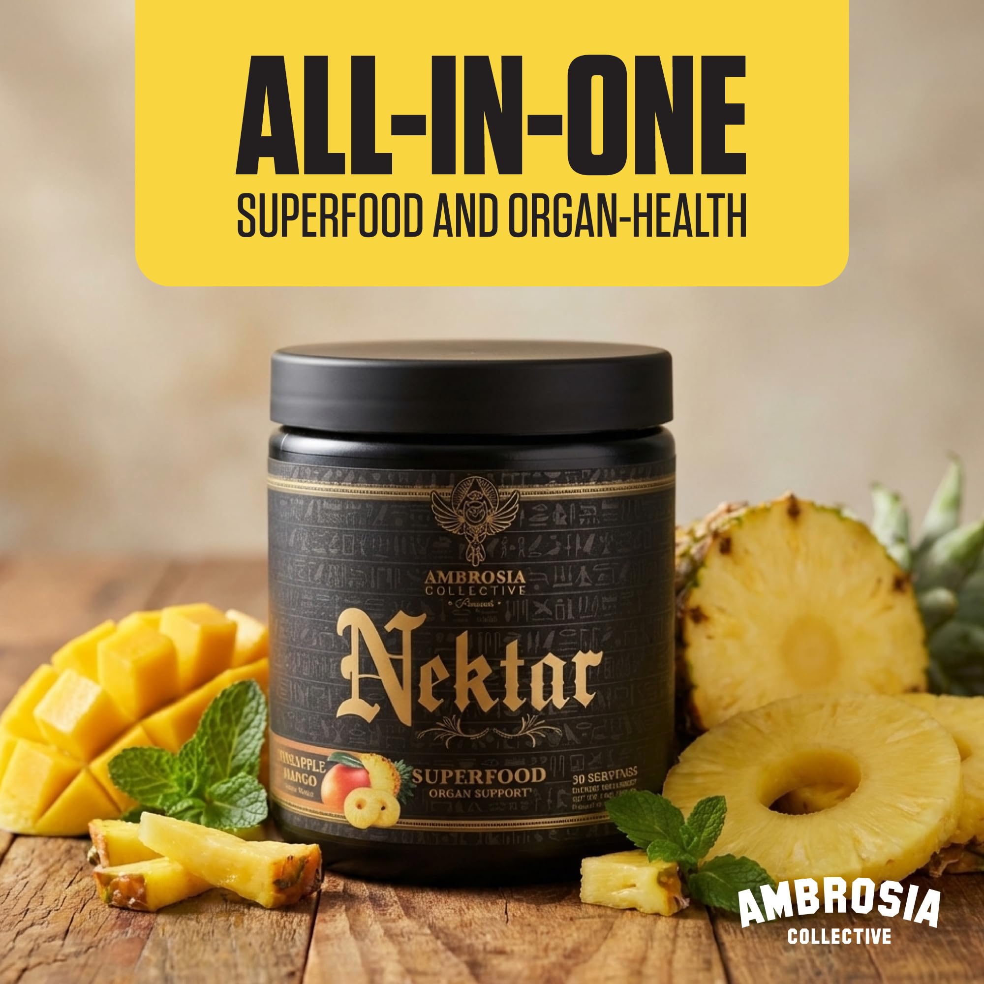 Ambrosia Nektar - shaker prépare une boisson lisse et savoureuse.