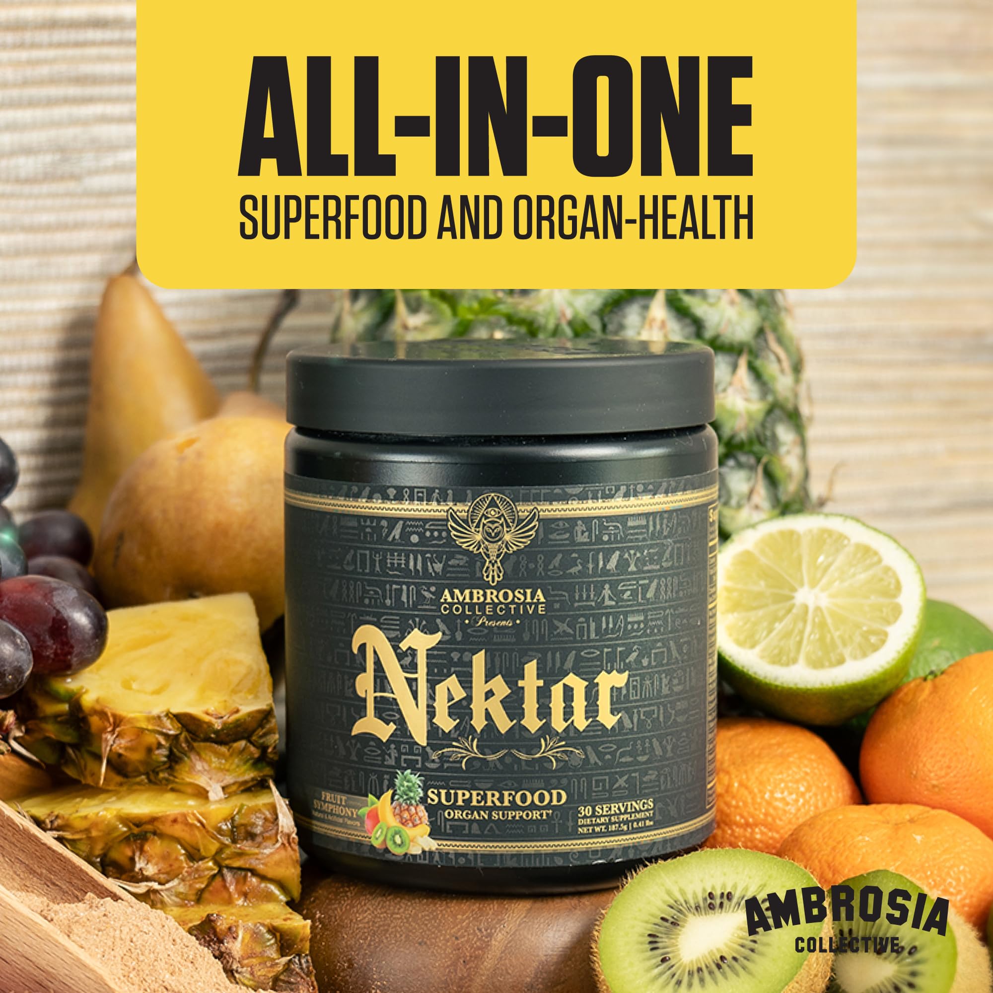 Ambrosia Nektar – cuillère-dose facilitant l’utilisation quotidienne