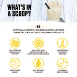 Protéine riz et pois, Ambrosia Planta, source végétale équilibrée.