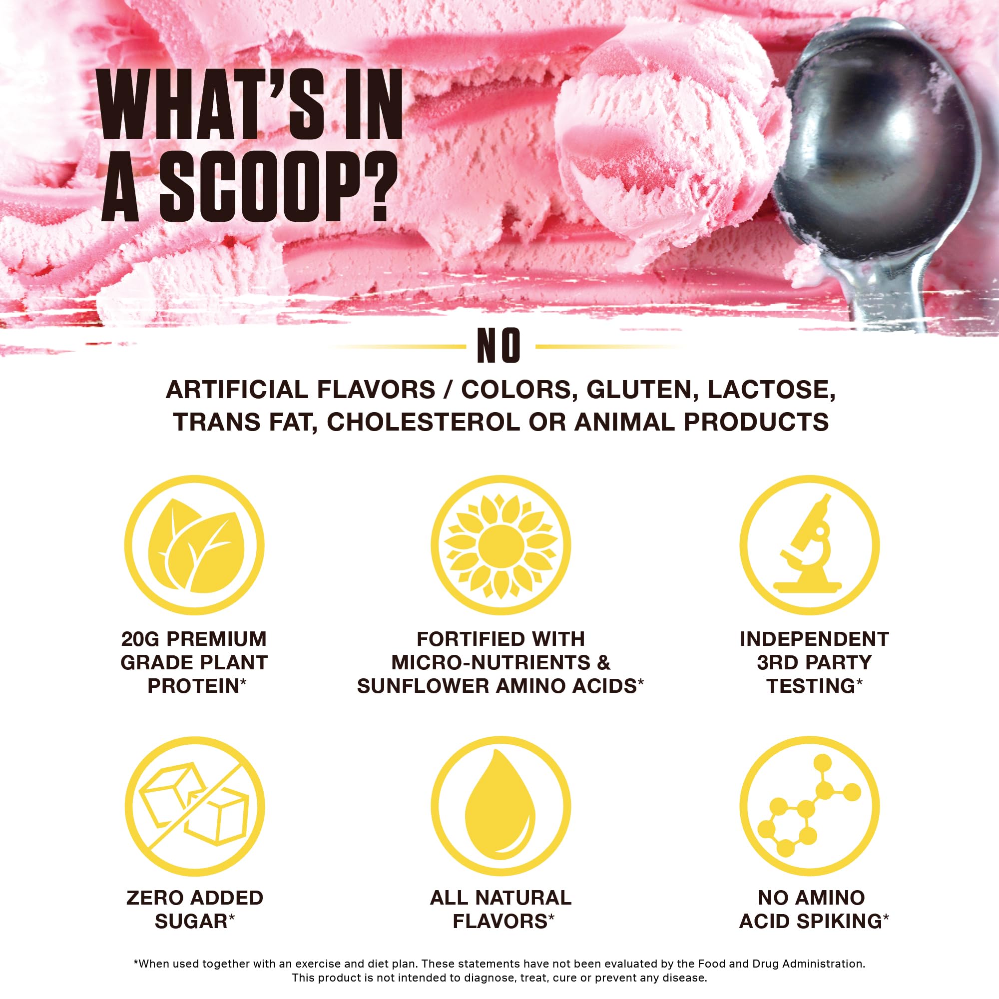 Ambrosia Planta sans sucre ajouté pour une alimentation maîtrisée.