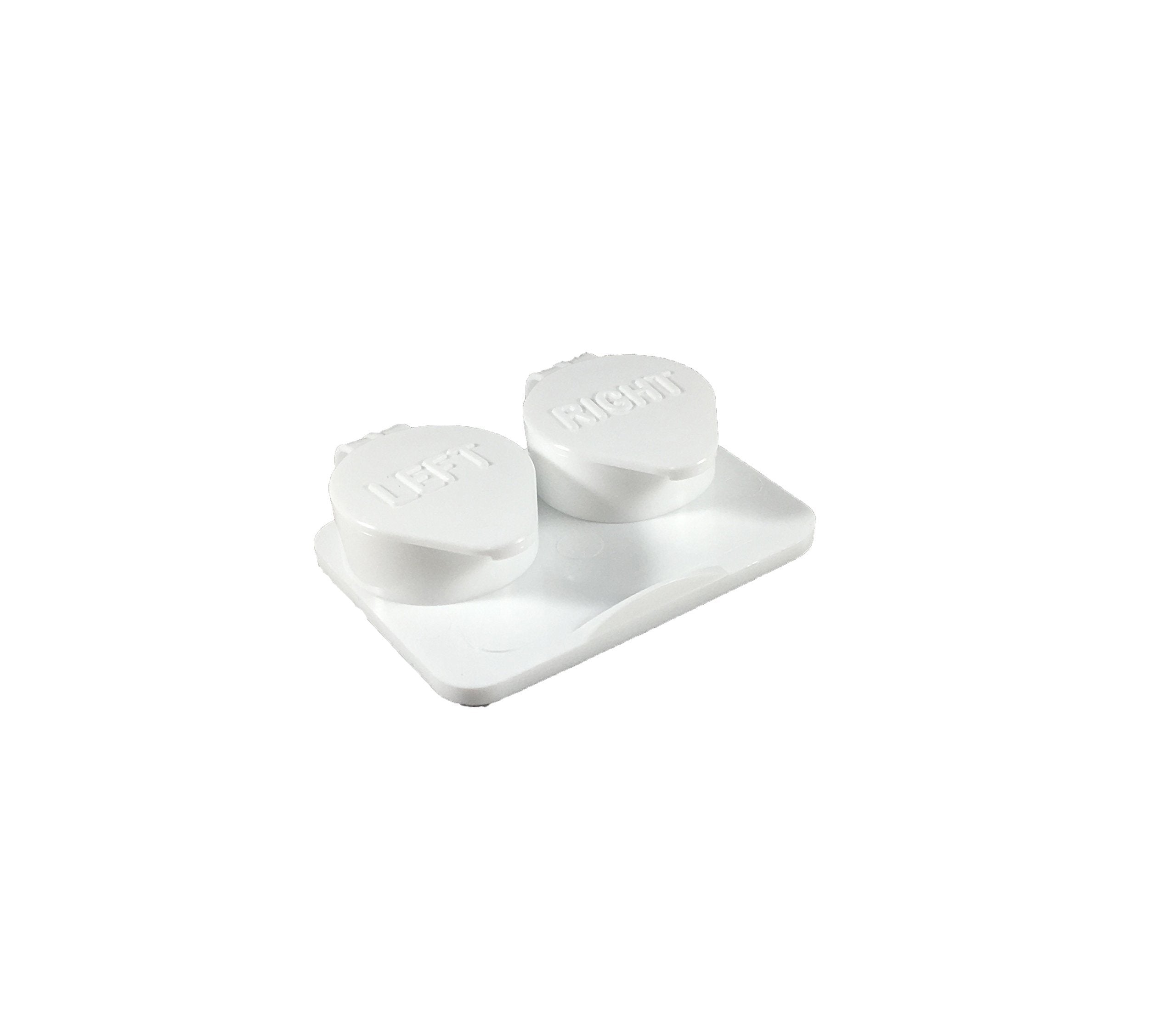 Étui Amcon pour lentilles à côtes plates, rangement sûr et hygiénique.