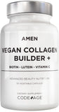 Amen Collagen Builder vegan en bouteille, pratique pour une prise quotidienne.