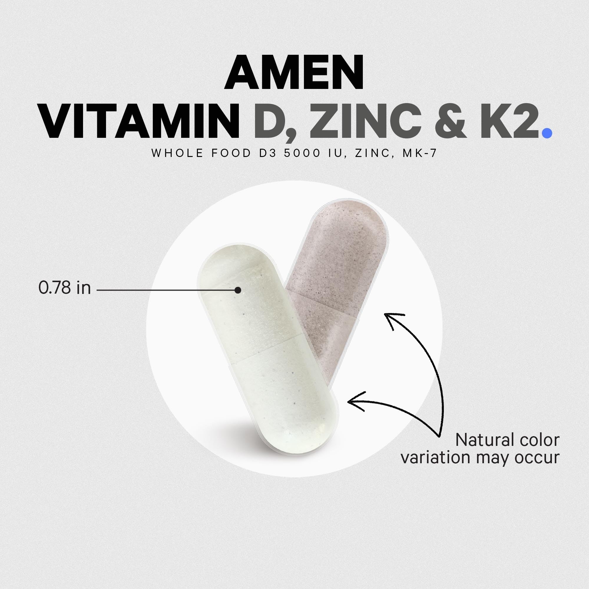 Amen D3 K2 Zinc — conditions de conservation faciles à respecter.