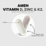 Amen D3 K2 Zinc — conditions de conservation faciles à respecter.