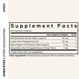 Amen Eyes Lutein Zeaxanthin – capsules faciles à intégrer à votre routine.