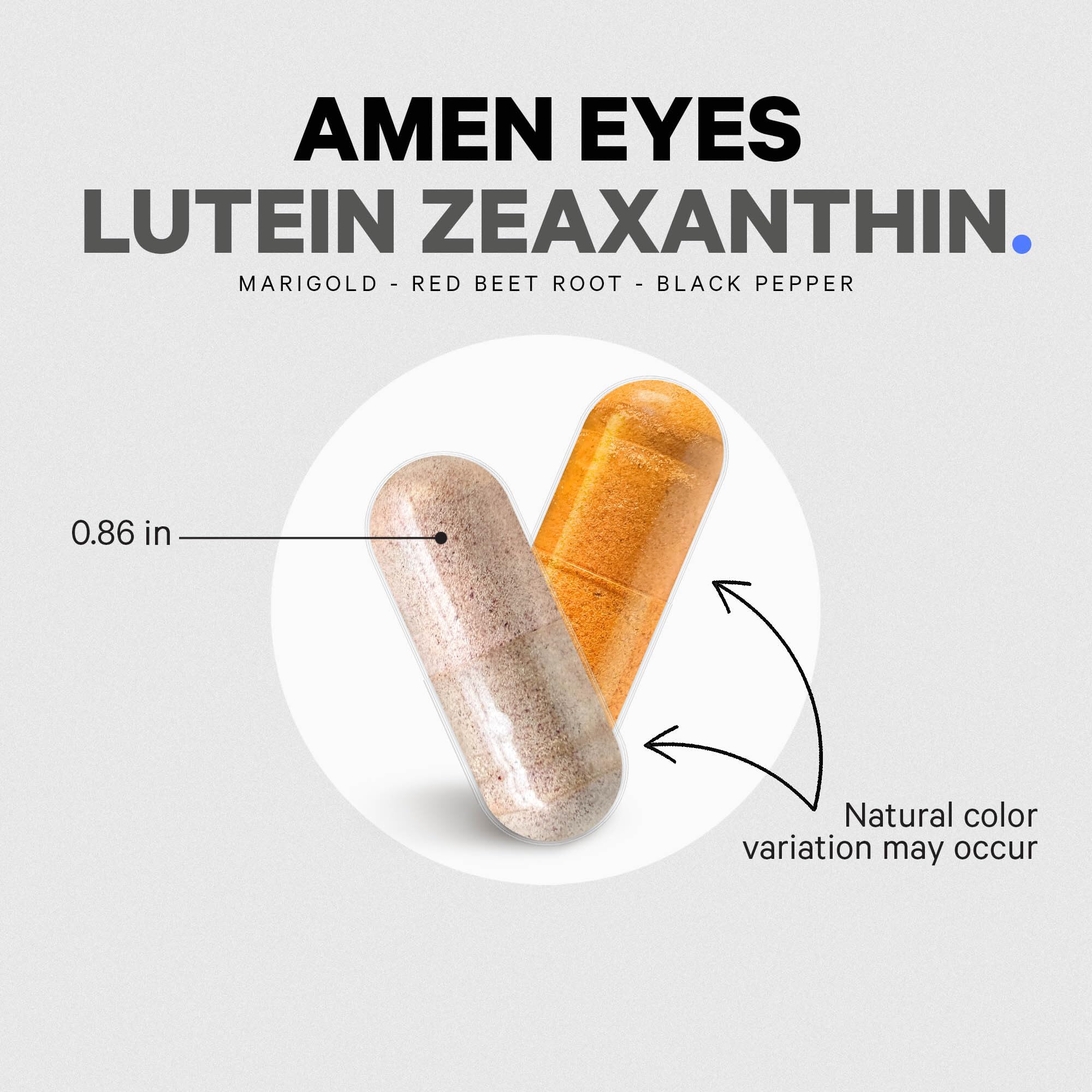 Amen Eyes Lutein Zeaxanthin – prise quotidienne pratique dans une routine simple.