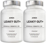 Amen Leaky Gut+ : bouteille de compléments pour le confort digestif potentiel