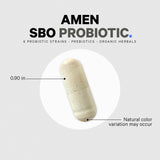 Amen SBO Probiotic fabriqué aux États‑Unis selon des normes cGMP.
