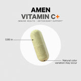 Amen Vitamin C+ sans lactose, sans soja et sans gluten.