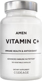 Amen Vitamin C+ avec zinc et bioflavonoïdes, capsules faciles à avaler.