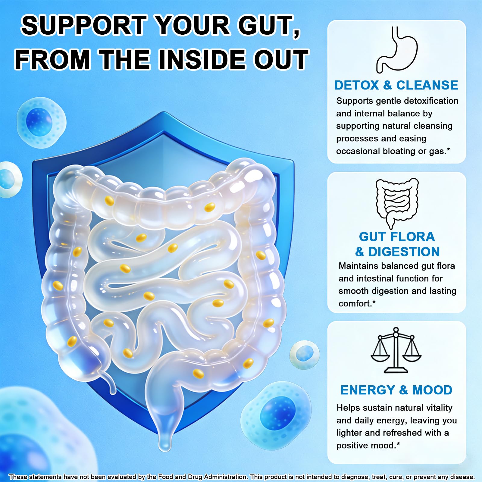 AMENQ hHEALTH gouttes dose quotidienne facile à mélanger dans eau.