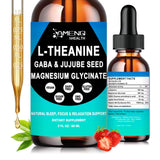 AMENQ hHEALTH L-Theanine Liquide – bouteille pratique pour absorption rapide et calme.