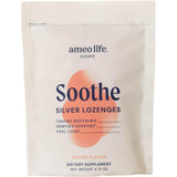 Ameo Life pastilles argent emballage, apaisement rapide en déplacement.