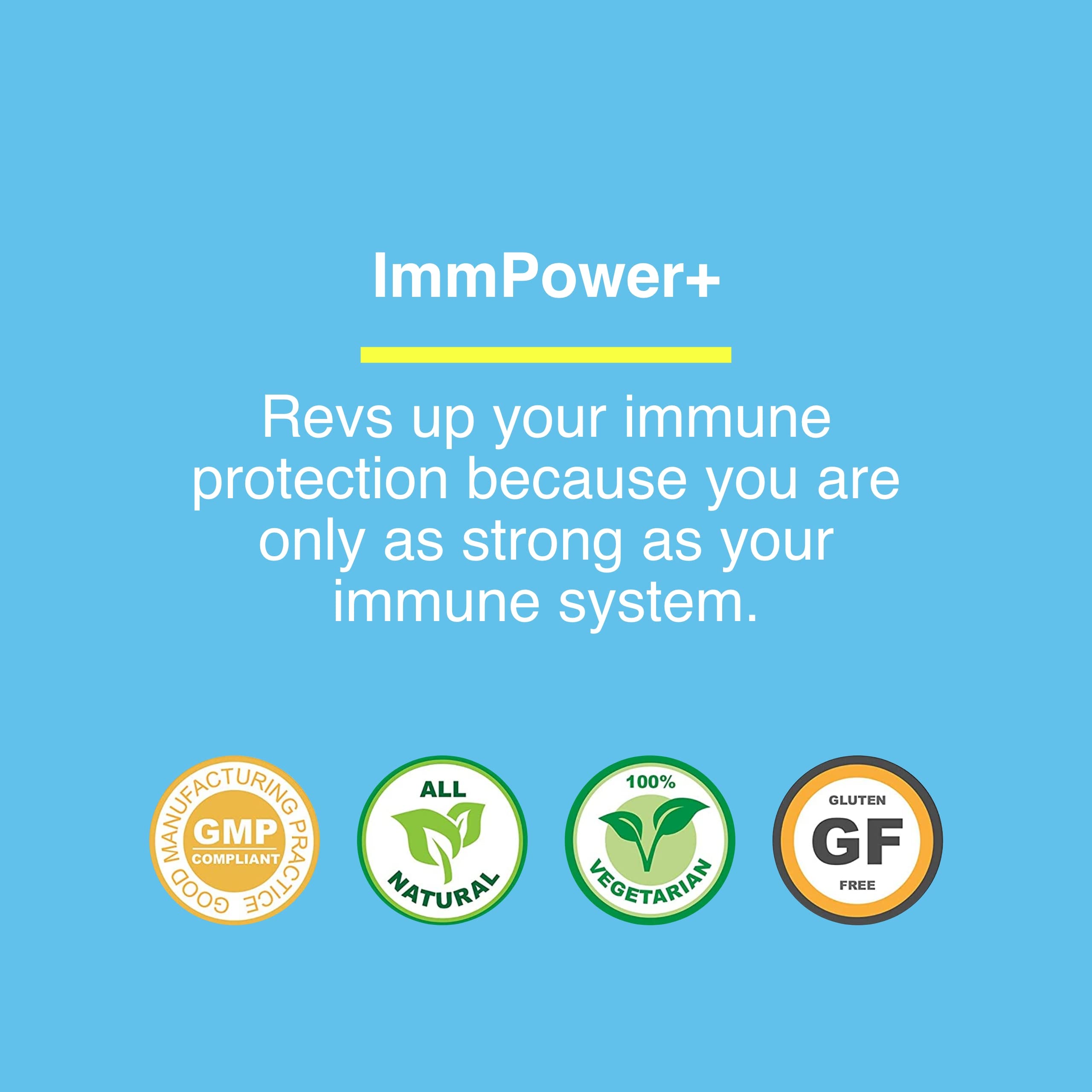 American BioSciences ImmPower Plus absorption digestive optimisée grâce à sa taille moléculaire unique.