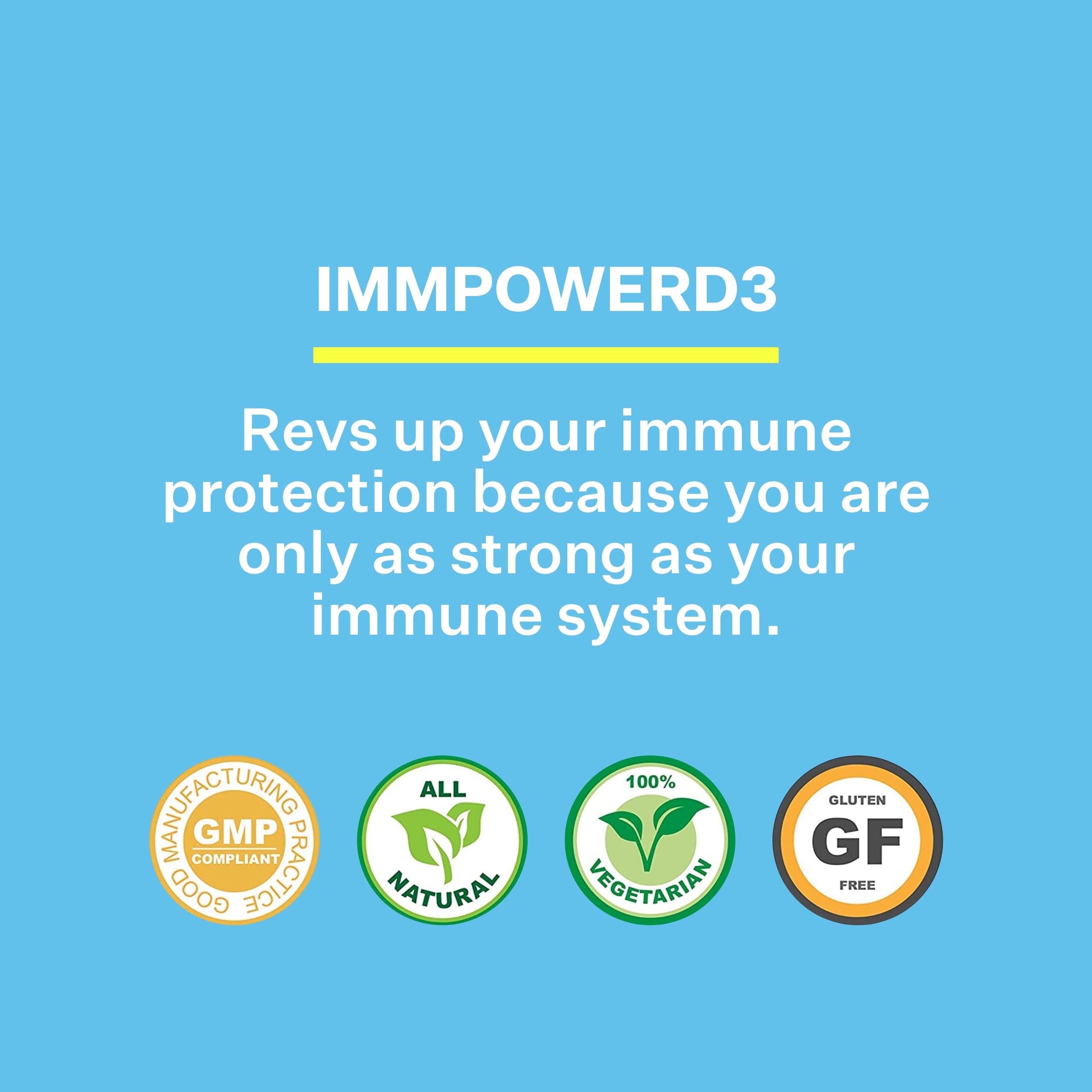 American BioSciences ImmpowerD3: indication d'utilisation quotidienne facile.